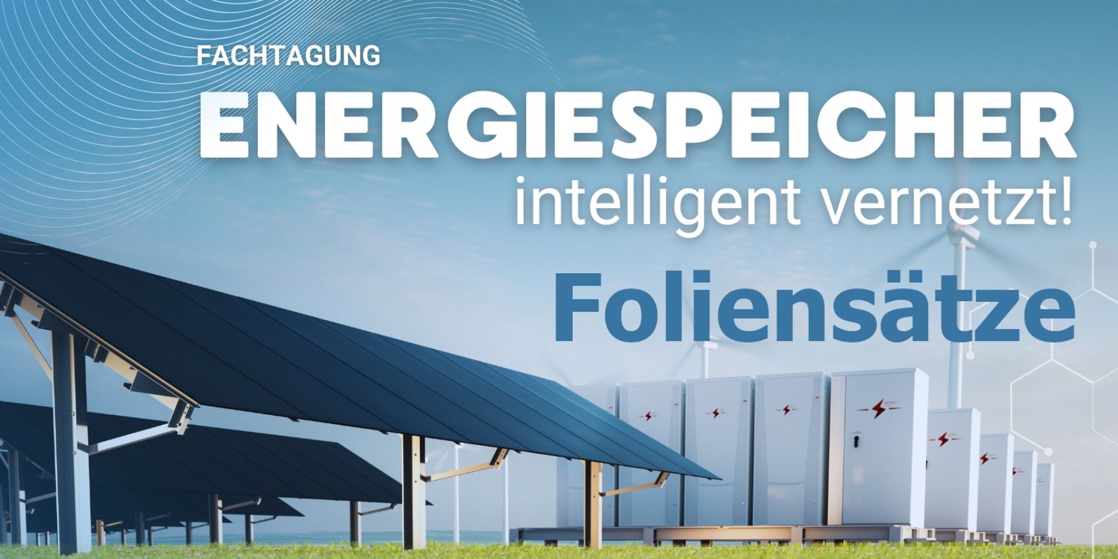 Grafik: Fachtagung Energiespeicher